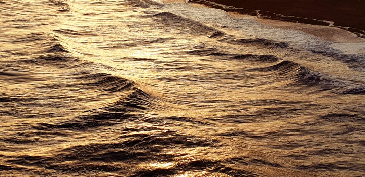 Sunset at the sea