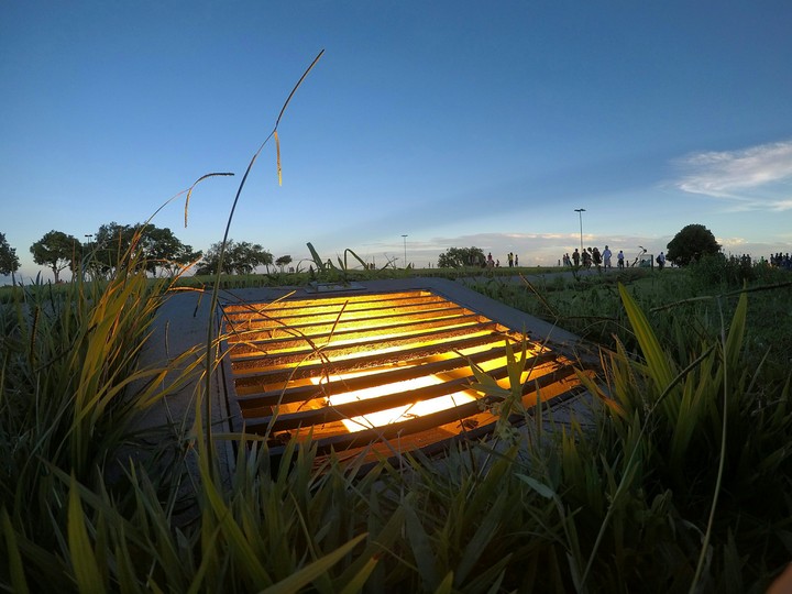 Ambar lamp in nature