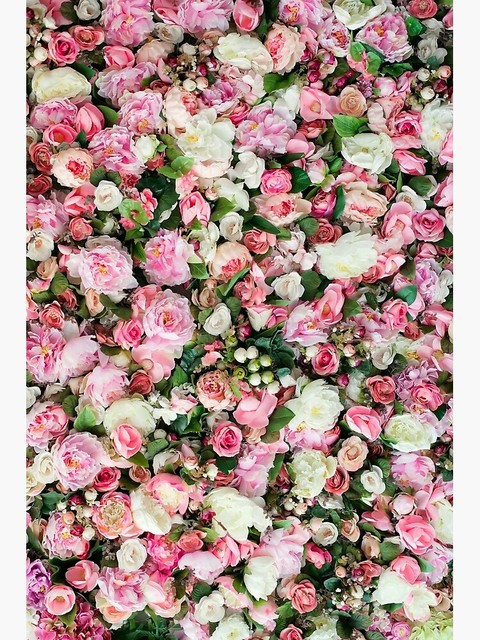 flower, 粉色桌布