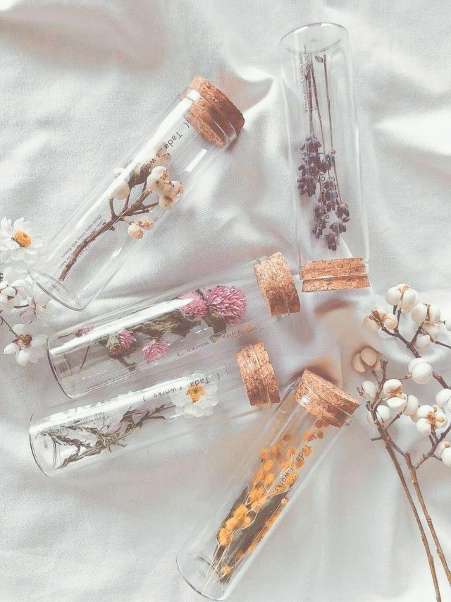 herb vials