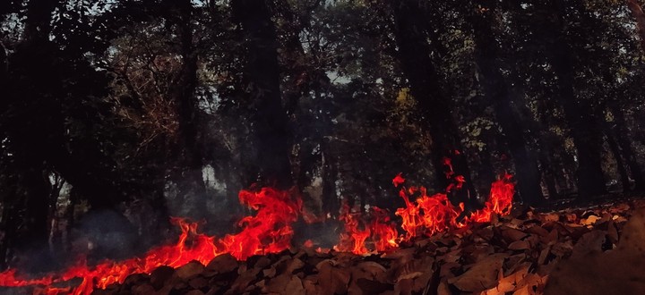 burning