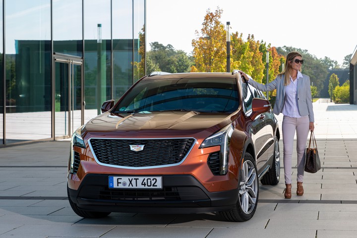 Business Woman With Cadillac XT4 350D