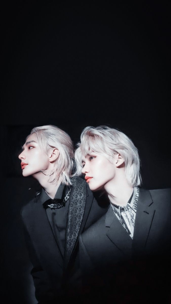 Hyunjin and Felix from Stray Kids