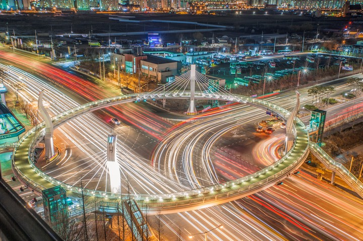 Circled Bridge in Suwon, Korea