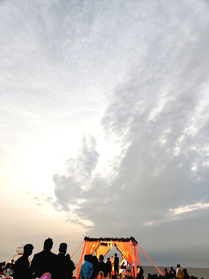Beachside wedding