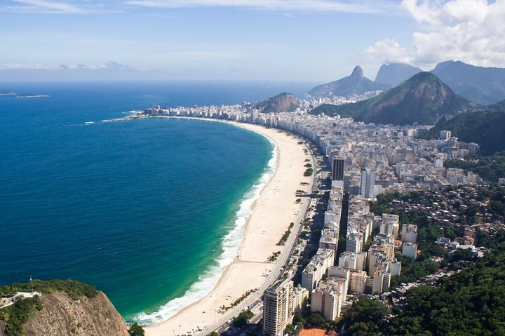 copacabana  beach  rio de janeiro