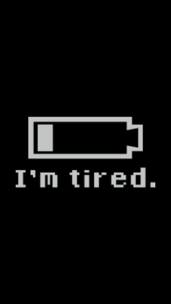 When it's done too much work and needs rest.