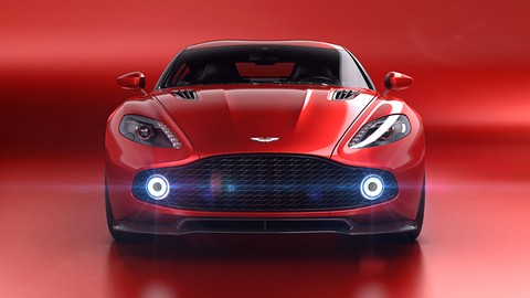 Aston Martin Vanquish Zagato Volante Aston Martin Red