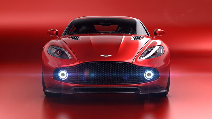 Aston Martin Vanquish Zagato Volante Aston Martin Red