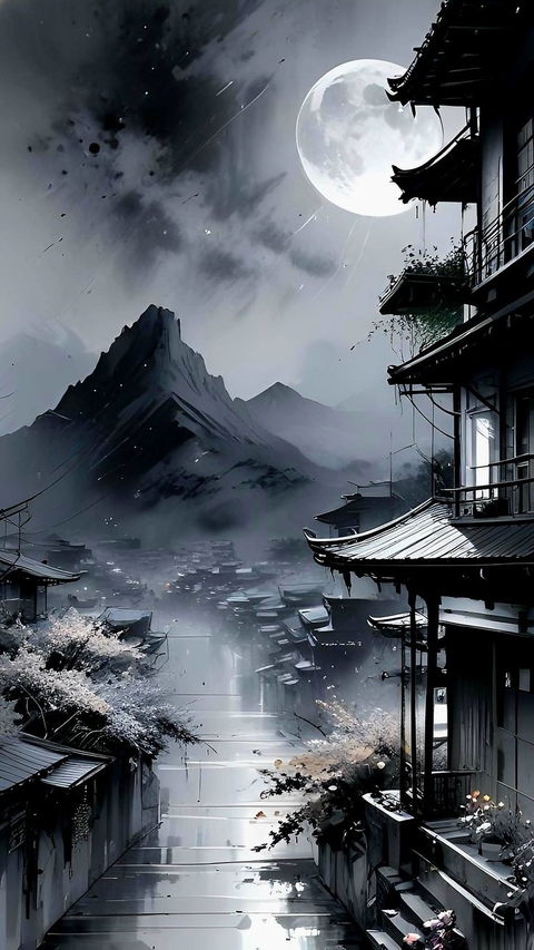 tapety cloud, moon