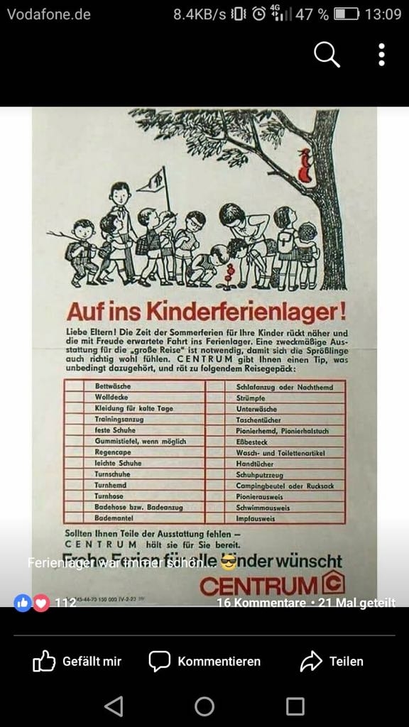das waren Zeiten