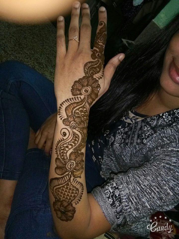 Mehendi made by me. .