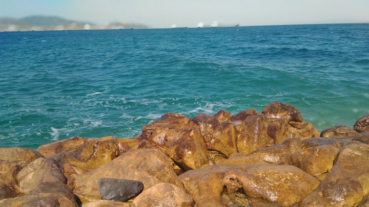 Sea and rock