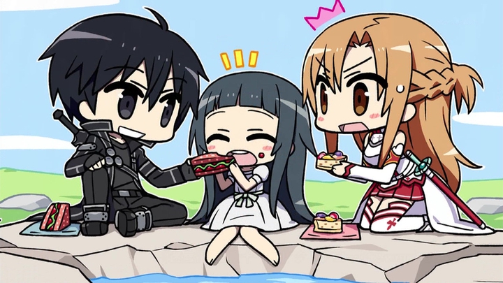 Kirito, Yui & Asuna