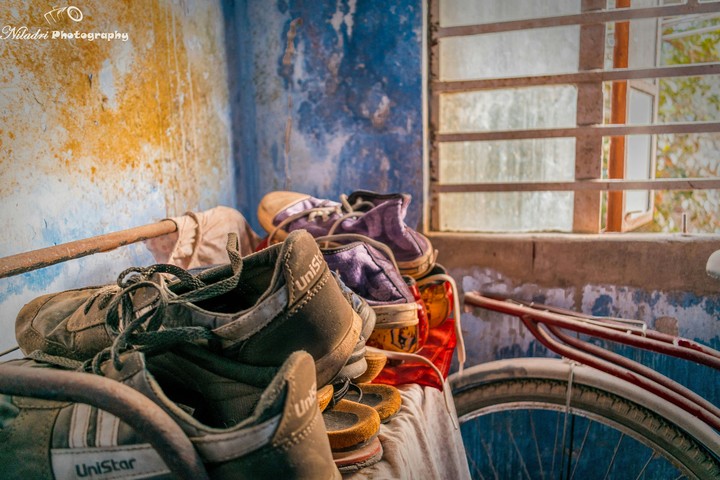 The shoe rack