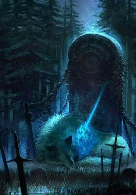 Magical wolf