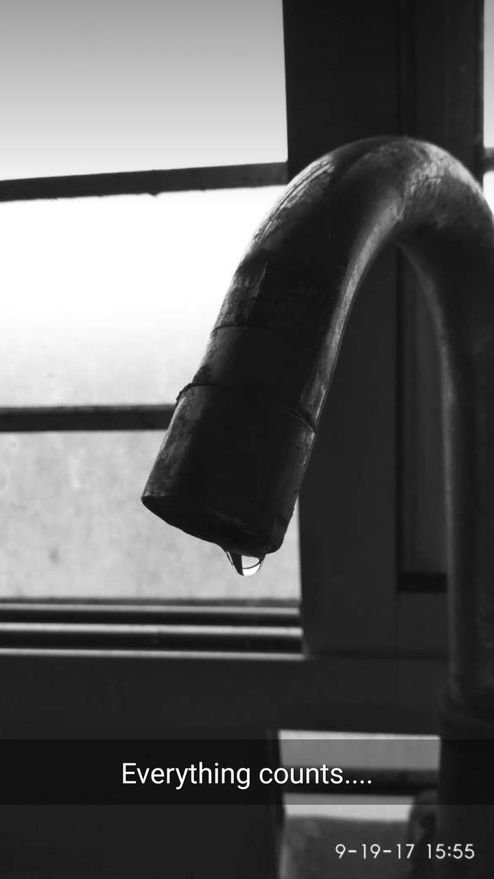 Every drop counts....