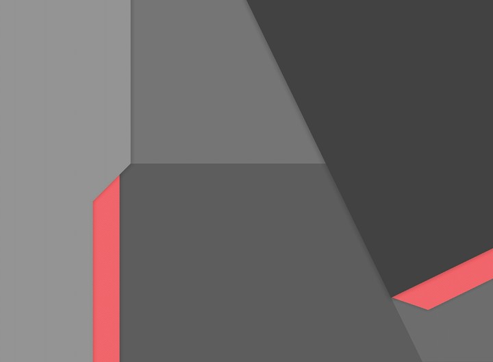 Red on grey