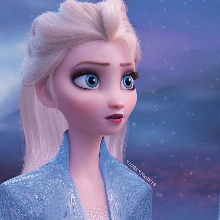 Elsa Beautiful hair