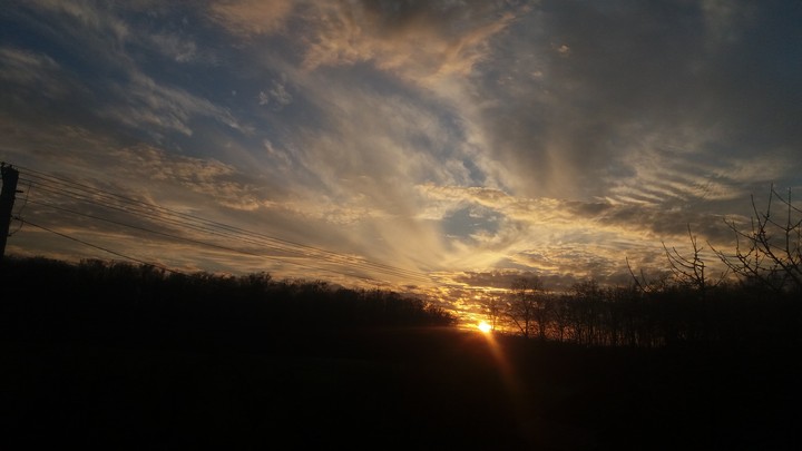 A sunset on my street ^^