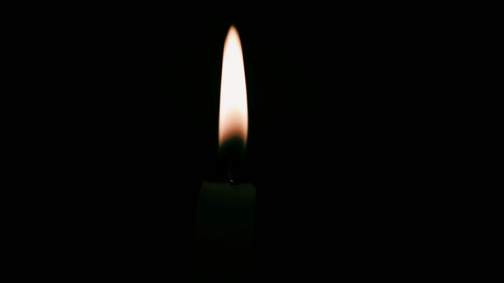 Candle light at Dark Night