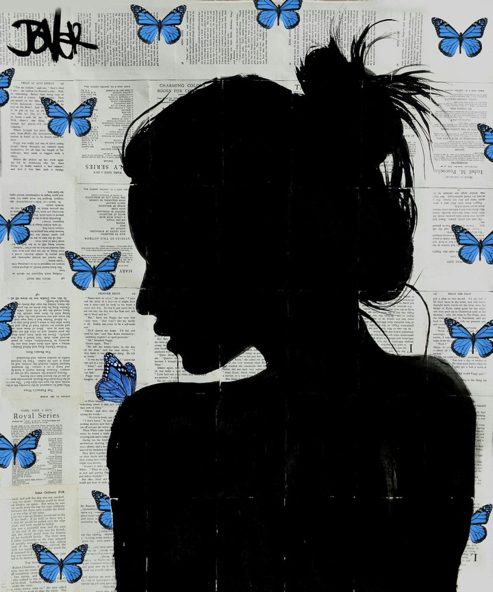 papillon bleu