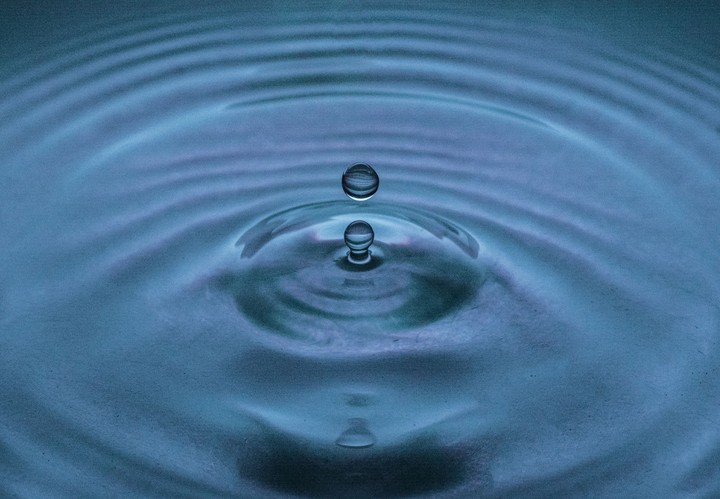 Blue drop