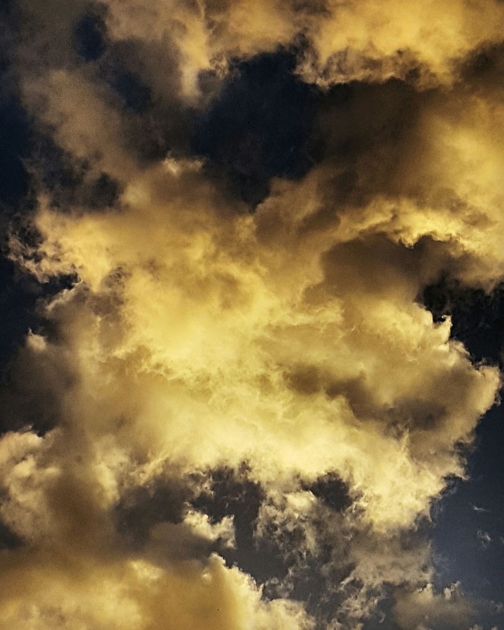 Glowing clouds