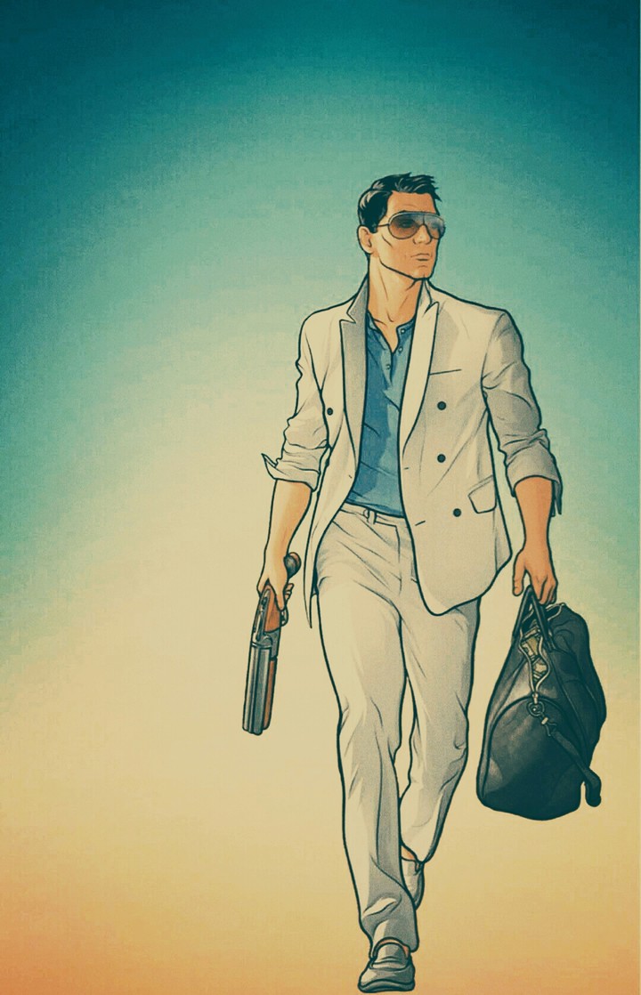 Gangster with model look