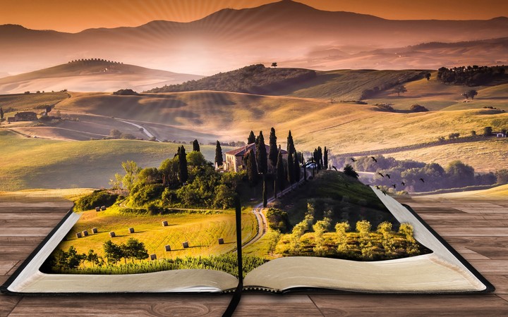 Nature landscape Book