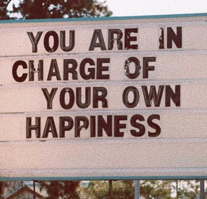 own happiness