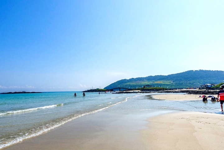 Hamdeok Beach in Jeju island