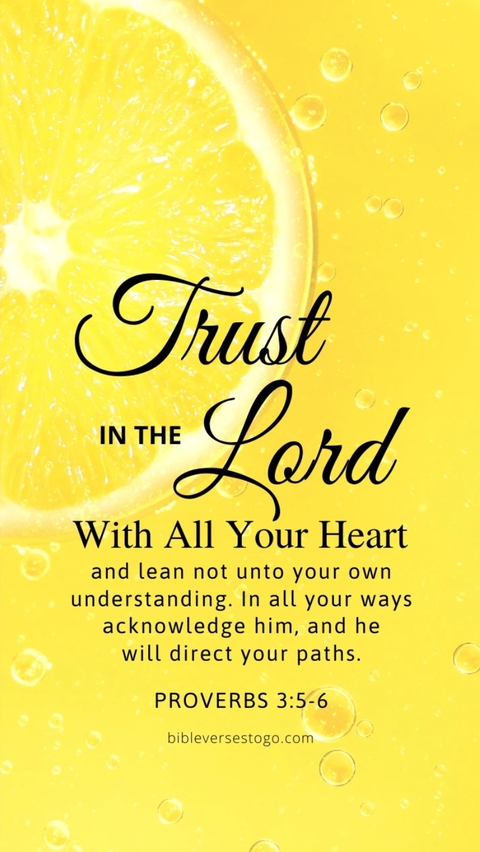 trust in the lord