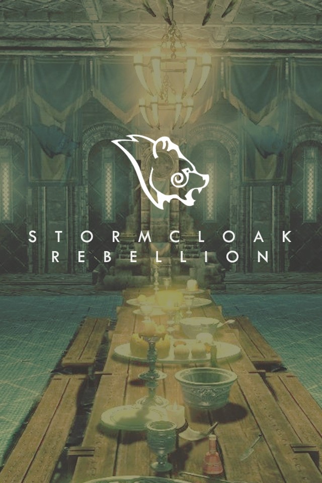 The elder scrolls wallpapers: Stormcloak rebellion.