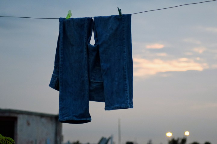 drying the denim