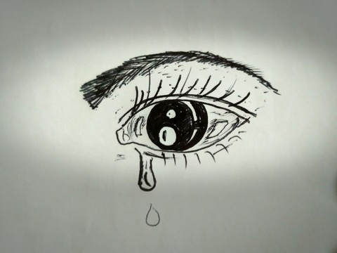 eye with tears