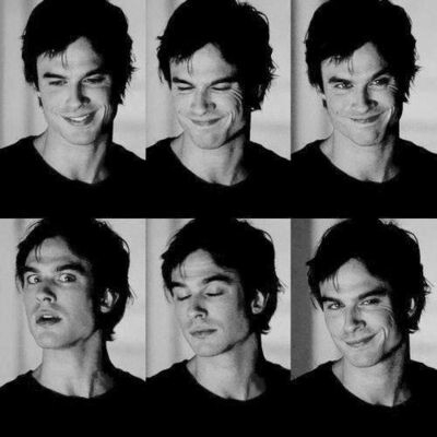 Ian's face...