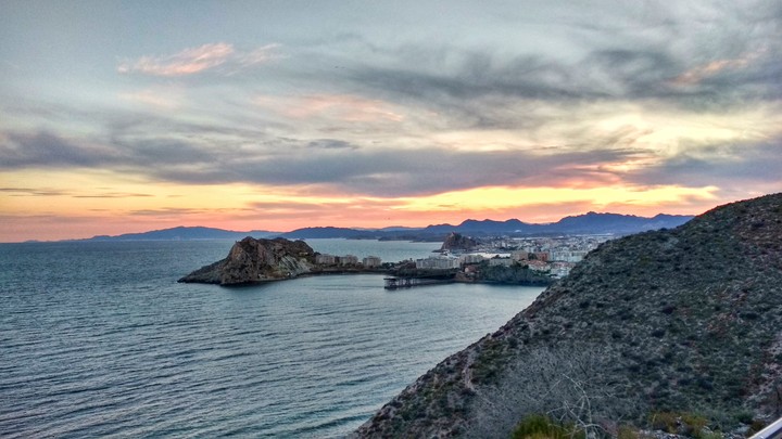 Espectacular puesta de sol