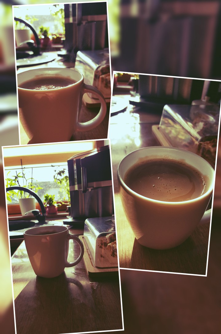 Coffee in the morning