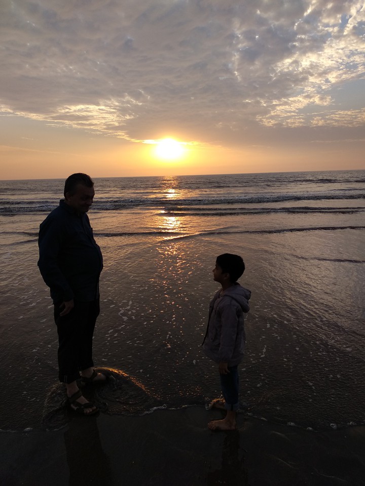 father teaches