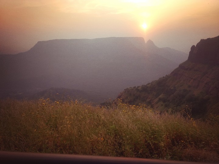 Beautiful sunset view