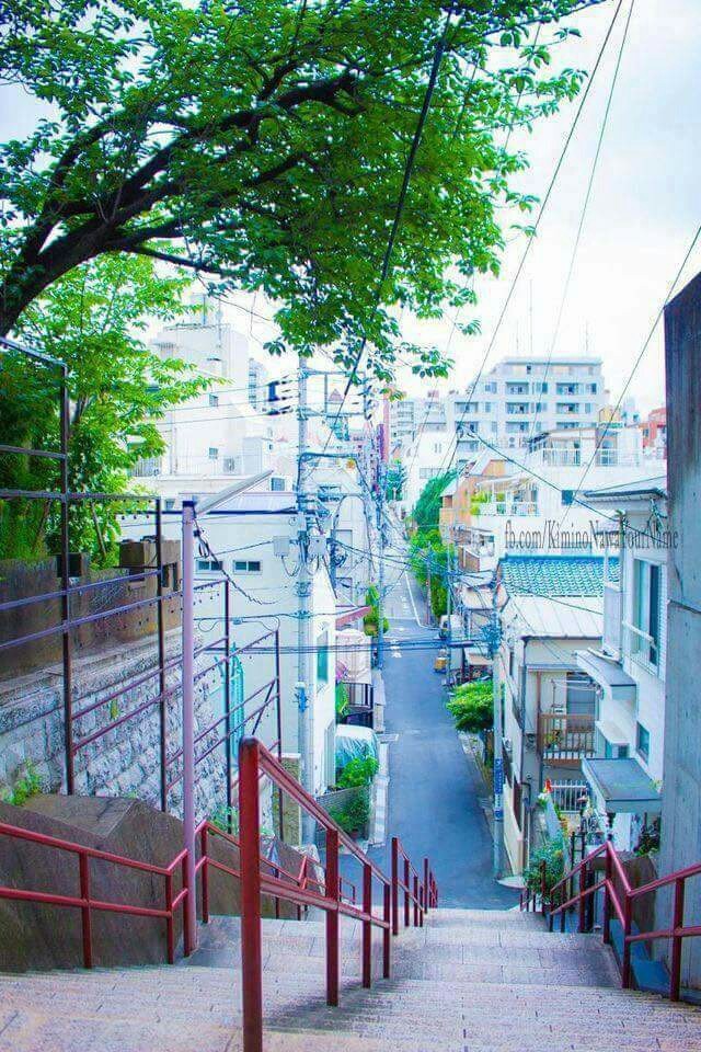 Beautiful scenery from Your name.
