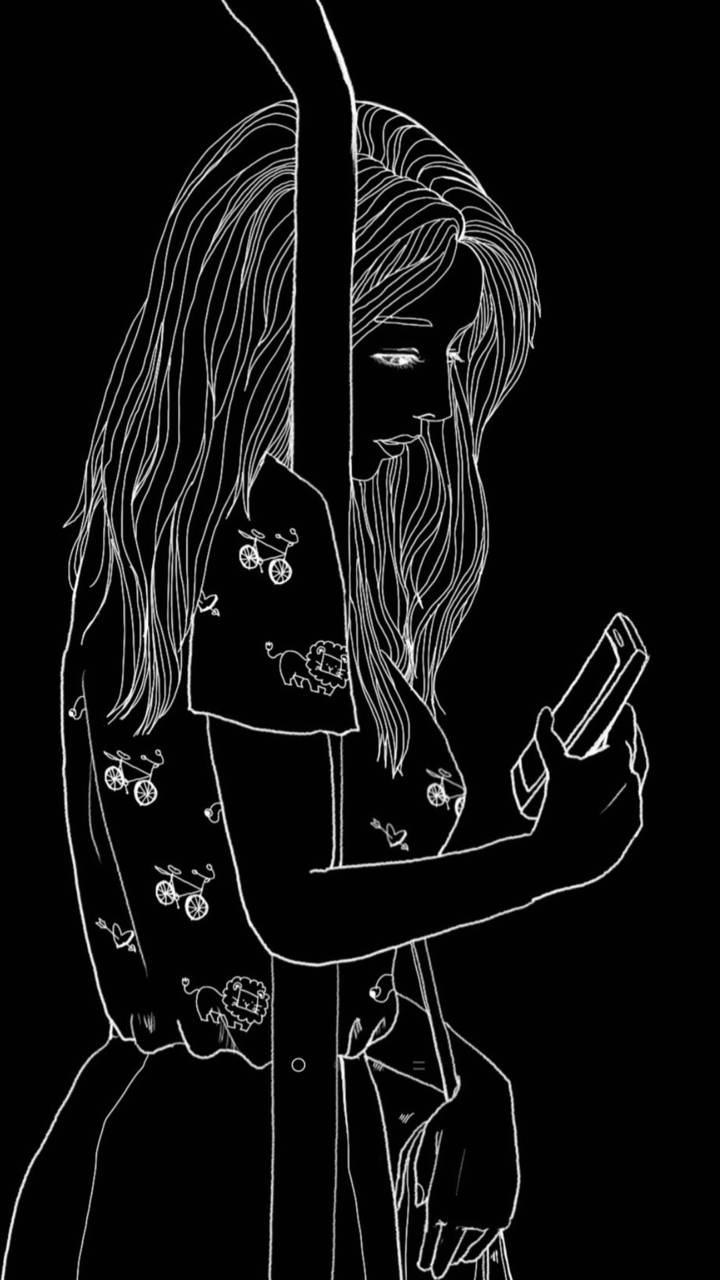 A lonely Women