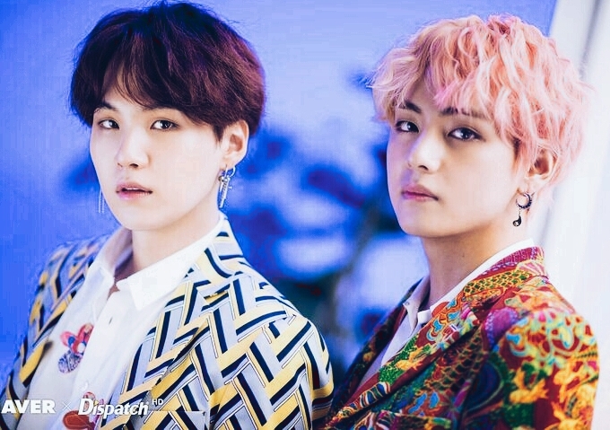 BTS SUGA AND V ❤❤