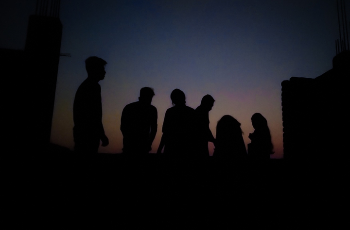 Sunset with the gang