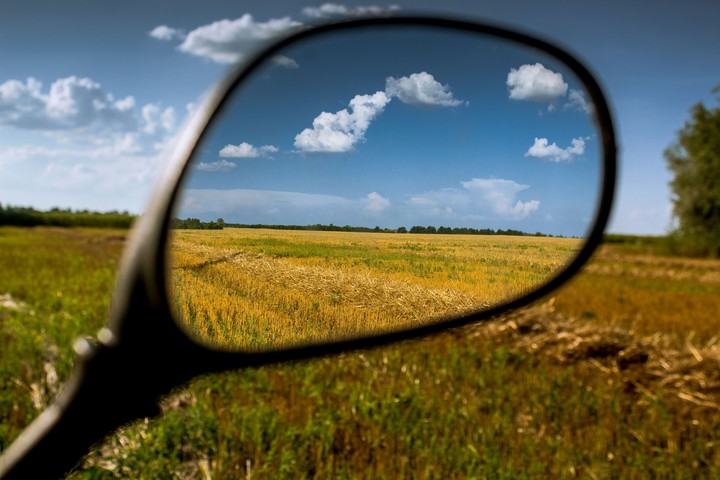 Field in the mirror
