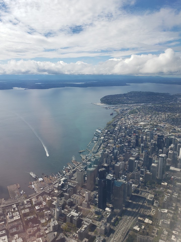 view from the plane
