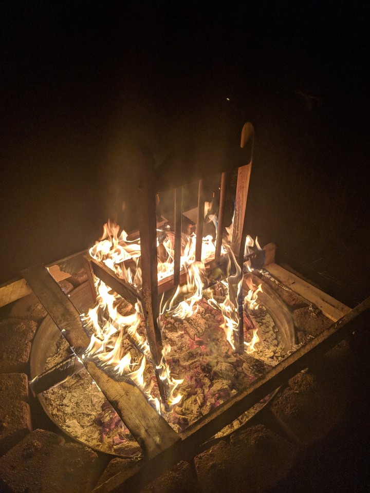 Burning chair