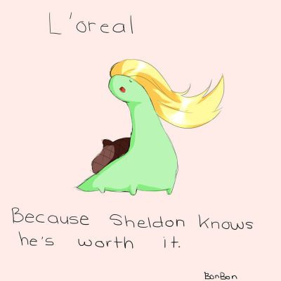 Sheldon knows he's worth it.