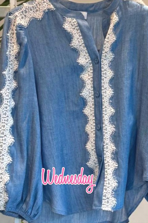 sfondi denim, Button